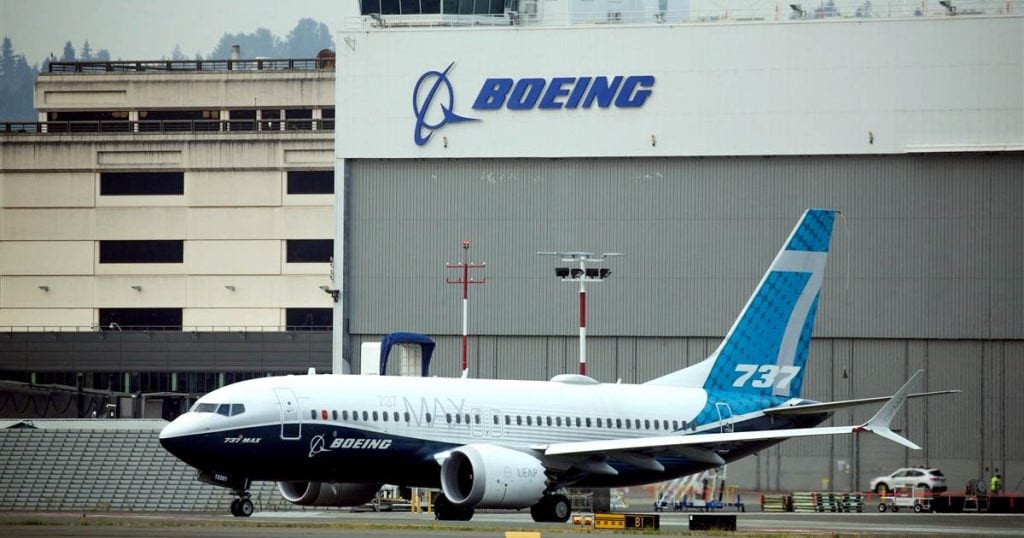Boeing stock