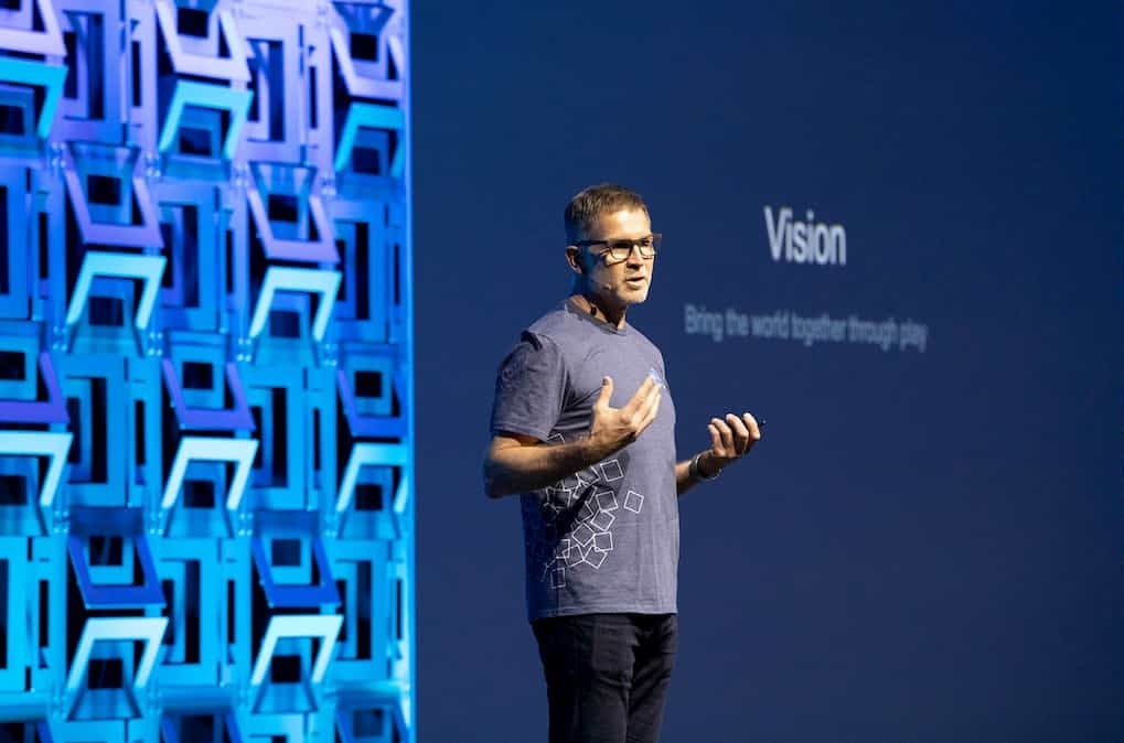 In this photo Roblox's Chief Executive Officer David Baszucki