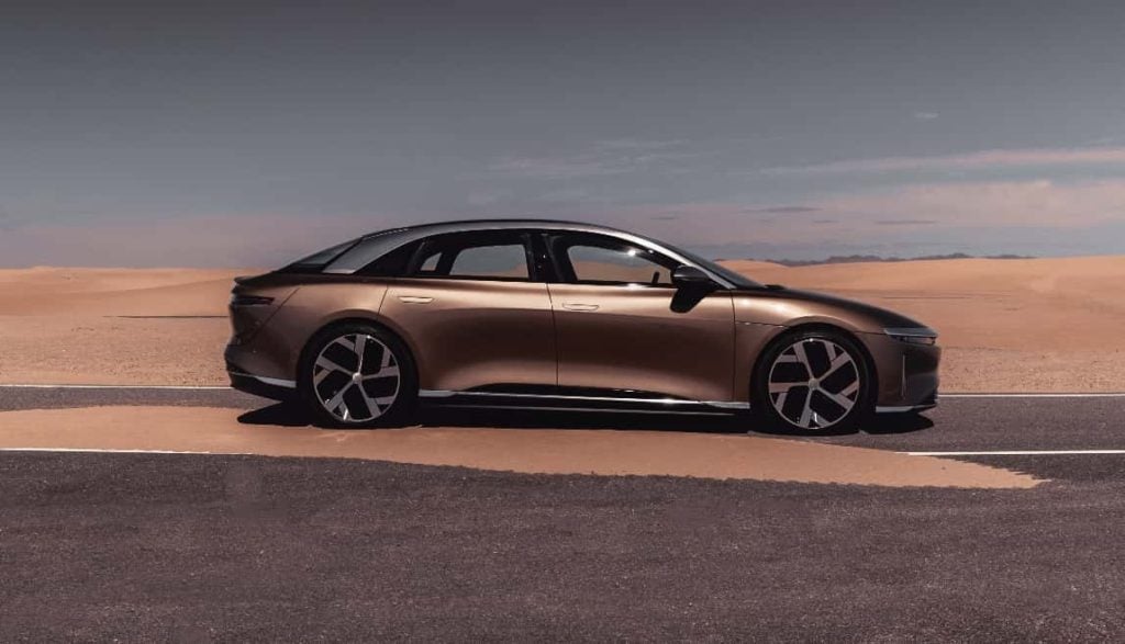 LCID stock up 7% as EPA rates Lucid Air as the longest-range EV of all time