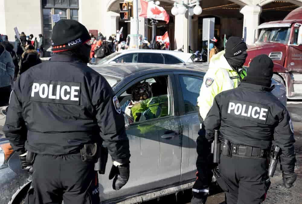 'Frozen' Bitcoin tied to Canadian truckers on the move as cops appear in crypto donors list