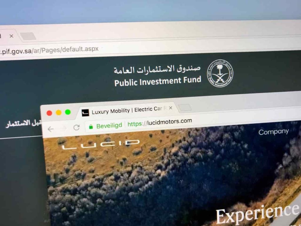 Lucid stock jumps on the back of Saudi Arabia clean energy push
