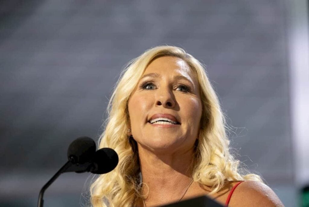 Marjorie Taylor Greene tariff stock soars 30% as market crashes