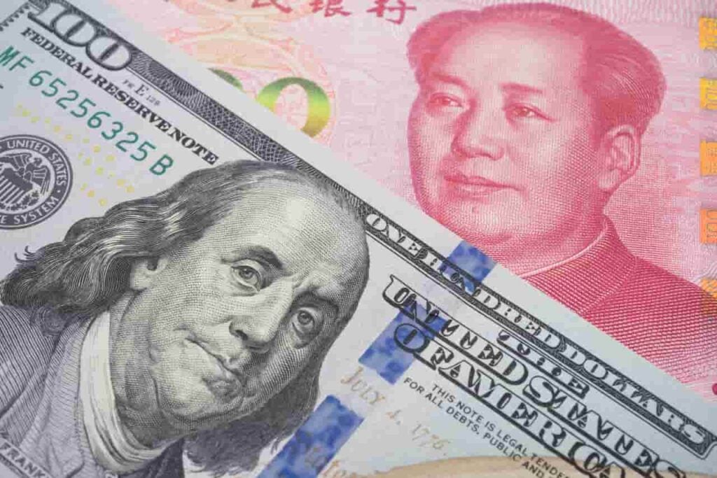What's going on with the Chinese Yuan vs. Dollar (USD/CNY)?