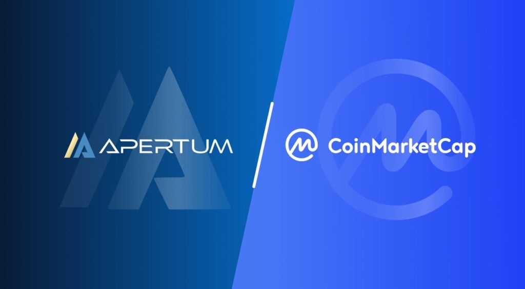 Apertum officially integrated on CoinMarketCap