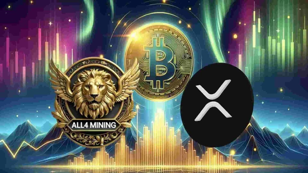 Bitcoin (BTC) and Ripple (XRP) Holders Quietly Turn to ALL4 Mining, Earning $23K in Tokens Daily