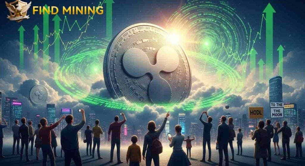 Find Mining Launches USD-Pegged Mobile XRP Cloud Mining App, Earn 10,000 XRP Daily!