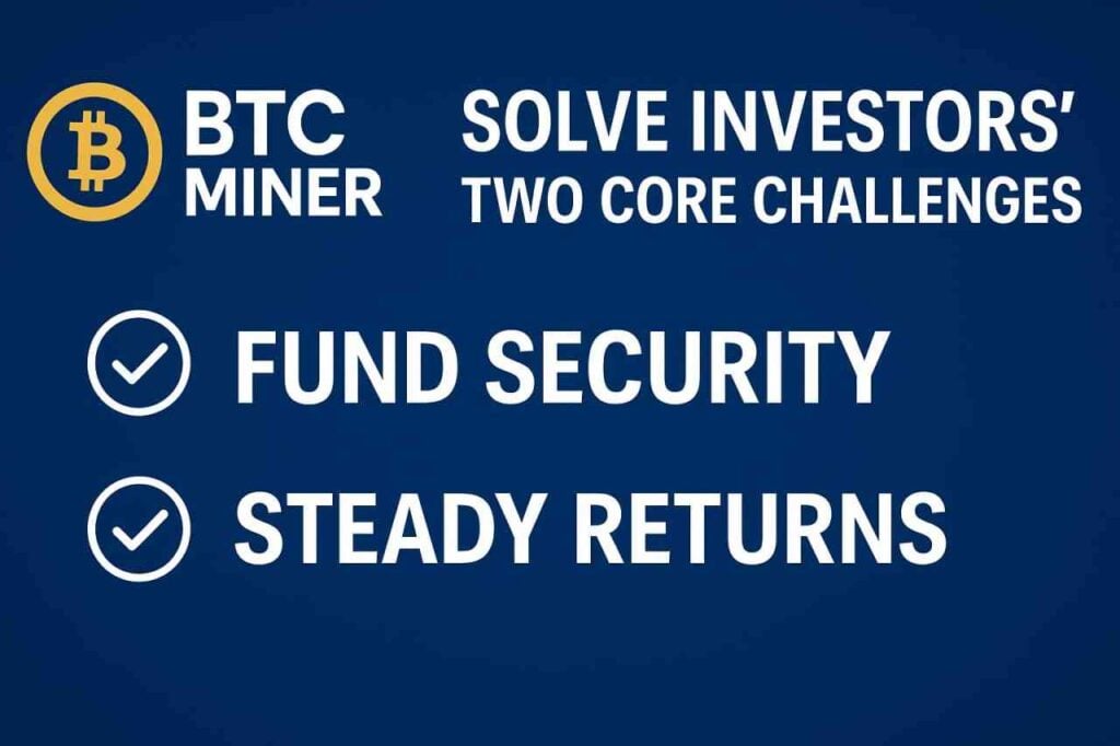 Breaking News UK BTC Miner Cloud Mining Three Key Highlights of BTC Miner's Principal and Interest Guaranteed Contracts