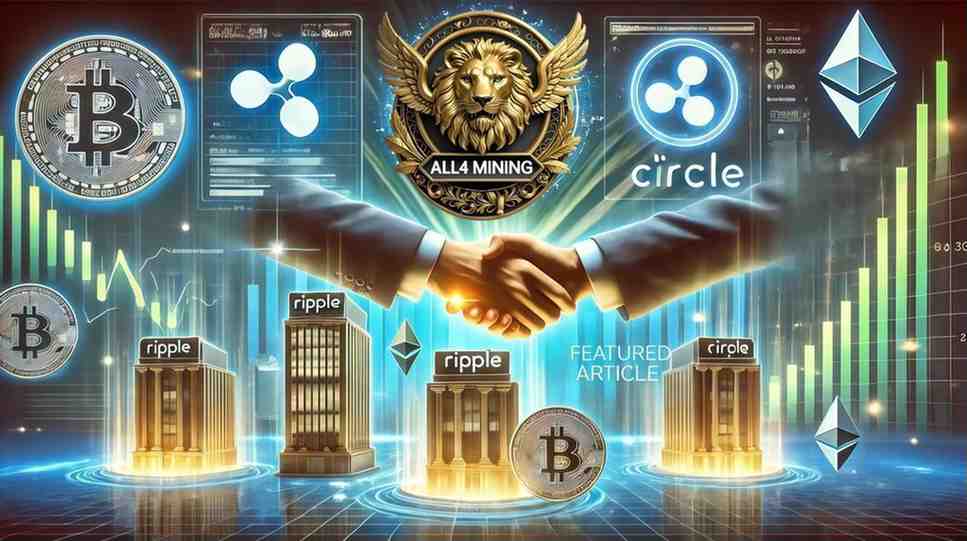 Participate in ALL4 Mining BTC and XRP cloud mining contracts and automatically generate $5,000 worth of ETH daily