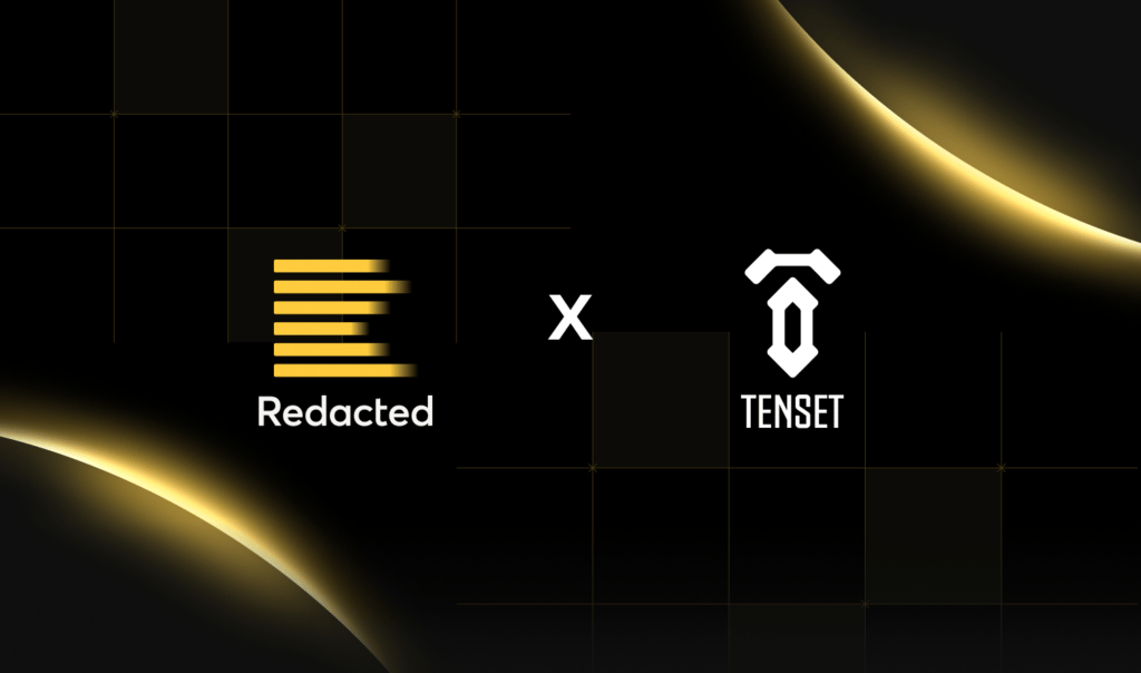 Redacted and Tenset Announce Strategic Merger