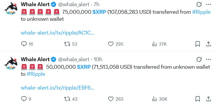 Ripple just moved almost $200 million XRP: What’s next?