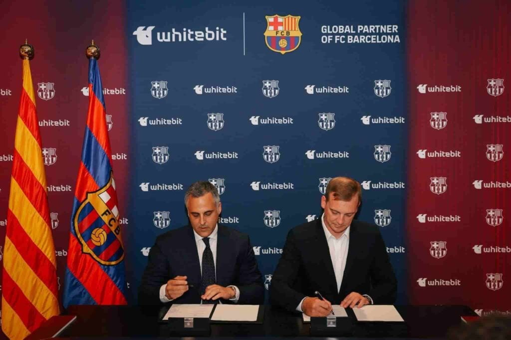 WhiteBIT and FC Barcelona sign five-year partnership 