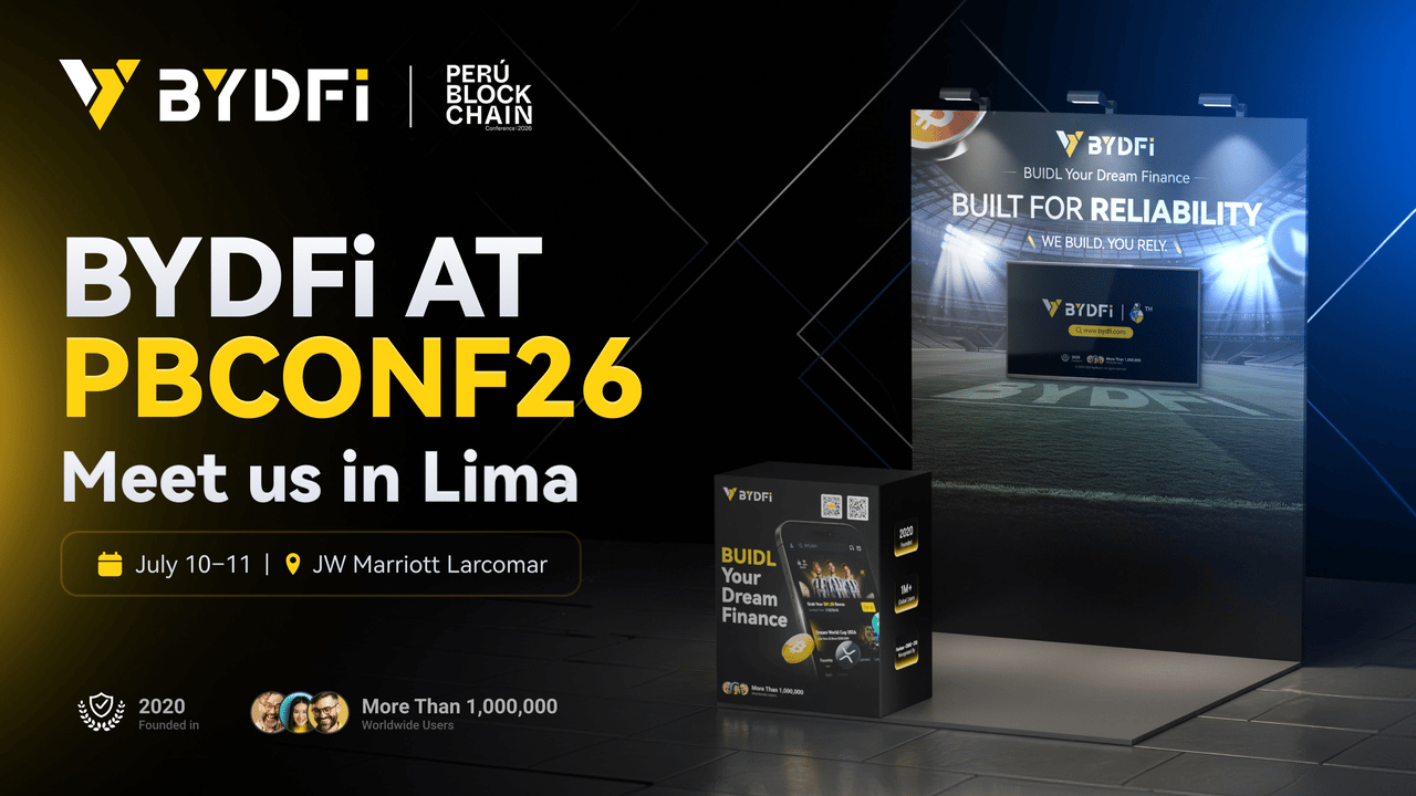 BYDFi Participates in Peru Blockchain Conference 2026, Engaging the LATAM Web3 Community