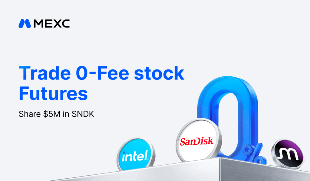 MEXC Launches 0-Fee Stock Futures Campaign With $5,000,000 SNDK Prize Pool
