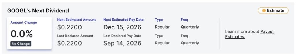 Google just updated its dividend; Here’s the increase