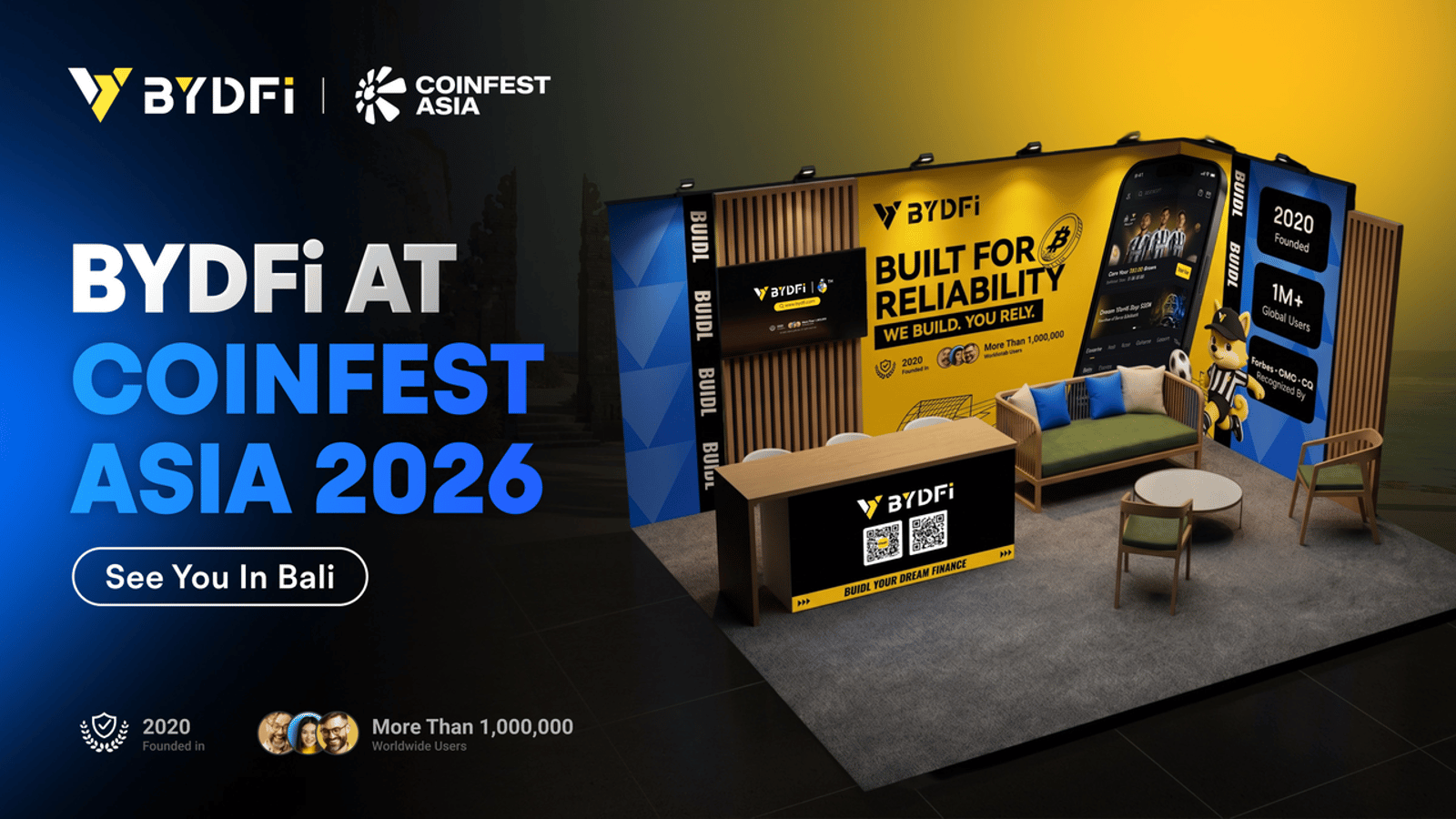 BYDFi Participates as Gold Sponsor at Coinfest Asia 2026 in Bali