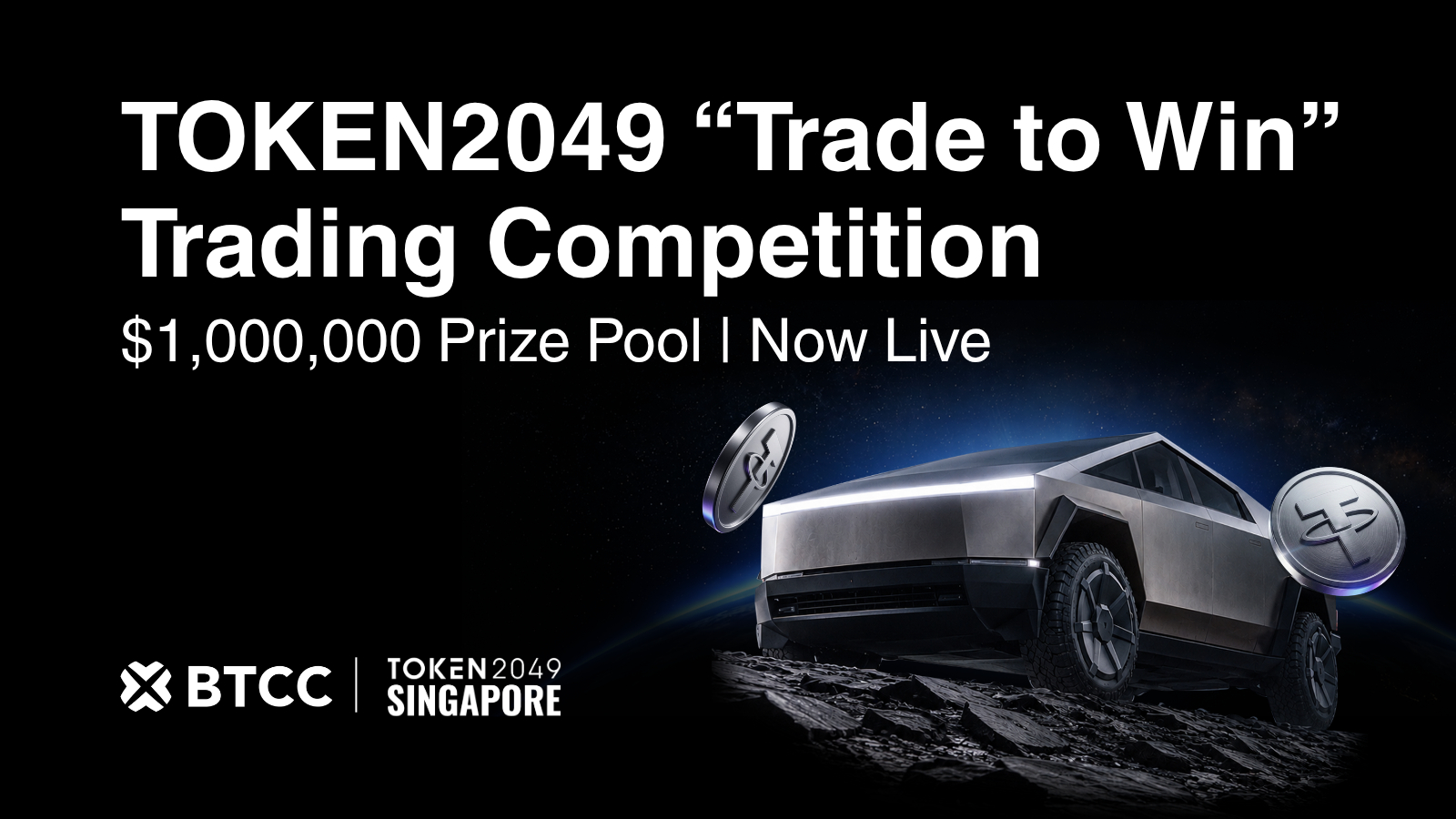 BTCC Exchange Launches $1M Trading Competition With Tesla Cybertruck Prize Ahead of TOKEN2049