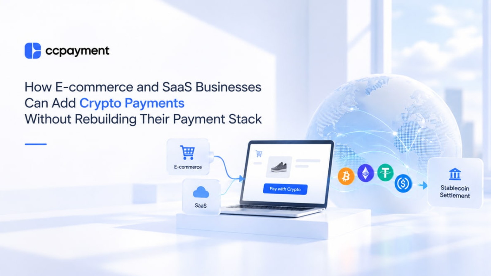 How E-commerce and SaaS Businesses Can Add Crypto Payments Without Rebuilding Their Payment Stack