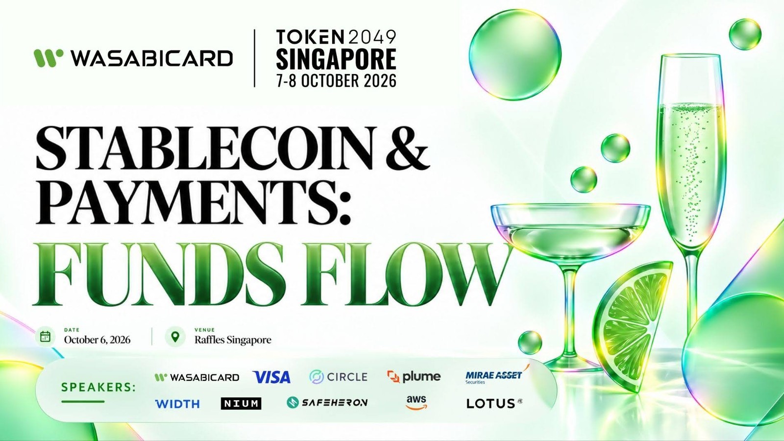 WasabiCard to Convene Circle, Visa and Payments Leaders at TOKEN2049